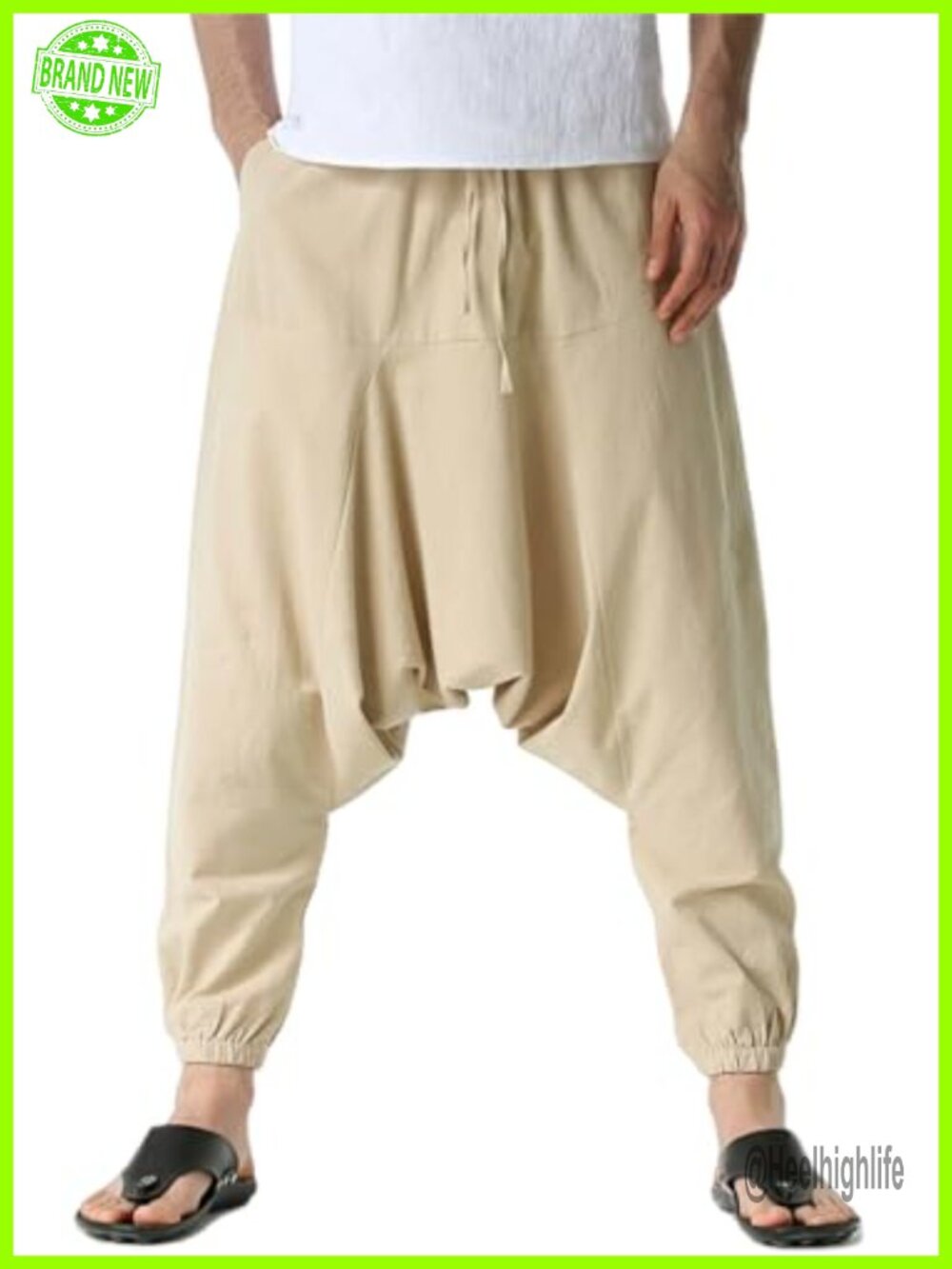 Cotton Baggy Hippie Yoga Harem Pants Funky Printed Plus Size